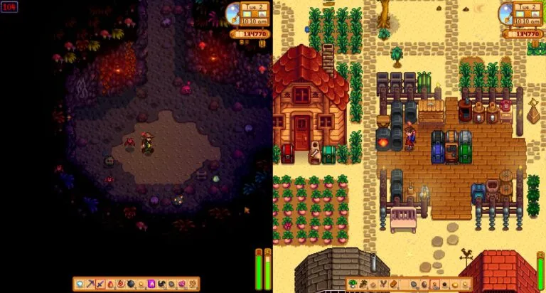 Stardew Valley: 分割画面はどのように機能しますか